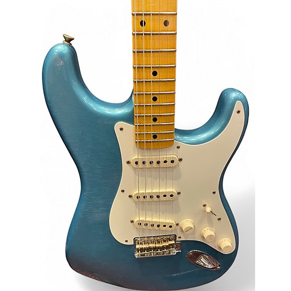 Used 2021 Fender WW10 55 JOURNEYMAN STRAT Blue Solid Body Electric Guitar,New Products : American Fashion Style Bags On Sale