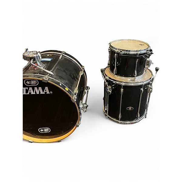 Used TAMA 3 Piece Superstar Black Drum Kit