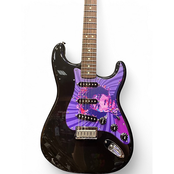 Used Fender PARTSCASTER MADE IN MEXICO Black Solid Body Electric Guitar