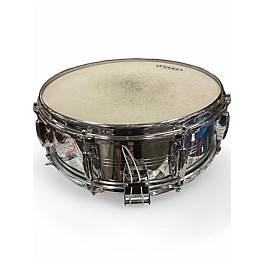 Used Slingerland 5X14 Gene Krupa No. 130 Brass 1960's Chrome Drum