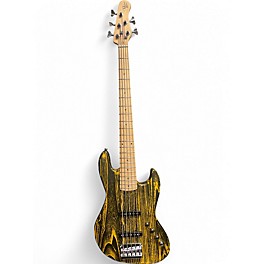 Used 2023 Michael Kelly ELEMENT 4 Yellow Electric Bass Guitar