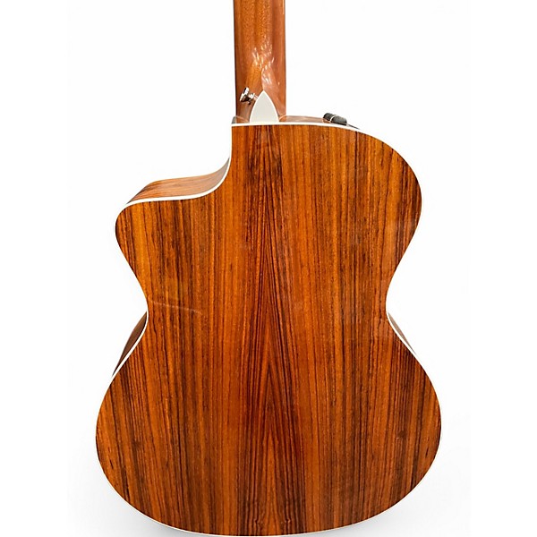 Used Taylor 214CE Deluxe Natural Acoustic Electric Guitar