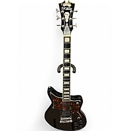 Used D'Angelico Premier Series Bedford Electric Guitar with Stopb Black Solid Body Electric Guitar