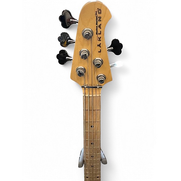 Used Lakland 55-02 Skyline Series 5 String Blue Sapphire Electric Bass Guitar