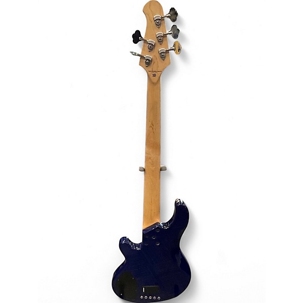 Used Lakland 55-02 Skyline Series 5 String Blue Sapphire Electric Bass Guitar