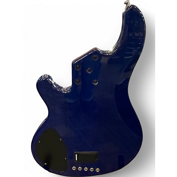 Used Lakland 55-02 Skyline Series 5 String Blue Sapphire Electric Bass Guitar