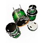 Used Gretsch Drums 6 Piece Catalina Maple Trans Green Drum Kit