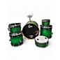 Used Gretsch Drums 6 Piece Catalina Maple Trans Green Drum Kit