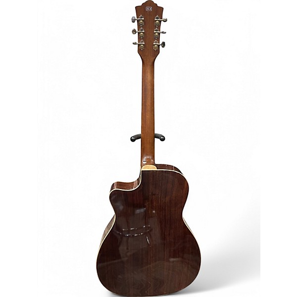 Used Guild OM250CE Reserve Natural Acoustic Electric Guitar
