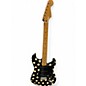 Used 2005 Fender Artist Series Buddy Guy Stratocaster Black and White Solid Body Electric Guitar thumbnail