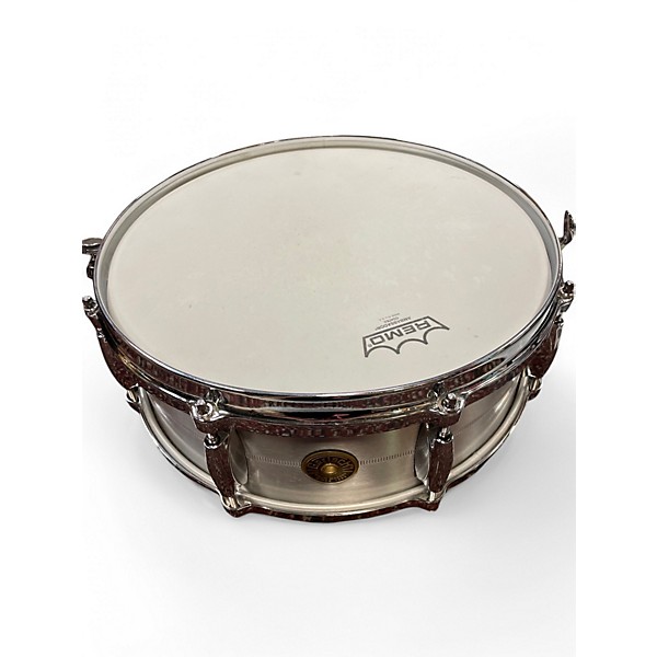 Used Gretsch Drums 14in USA Solid Aluminum Snare Drum SOLID ALUMINUM Drum