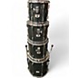 Vintage 1990s TAMA 5 Piece Rockstar GUN METAL GREY Drum Kit