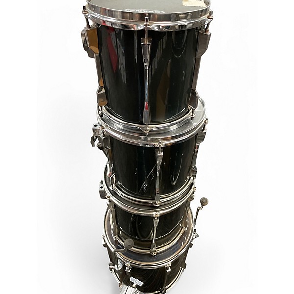 Vintage 1990s TAMA 5 Piece Rockstar GUN METAL GREY Drum Kit