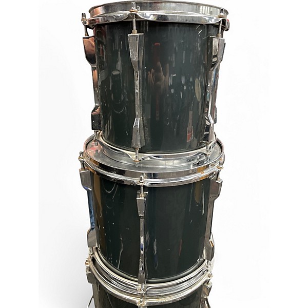 Vintage 1990s TAMA 5 Piece Rockstar GUN METAL GREY Drum Kit