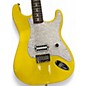 Used Fender Tom Delonge Signature Stratocaster Graffiti Yellow Solid Body Electric Guitar