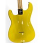 Used Fender Tom Delonge Signature Stratocaster Graffiti Yellow Solid Body Electric Guitar