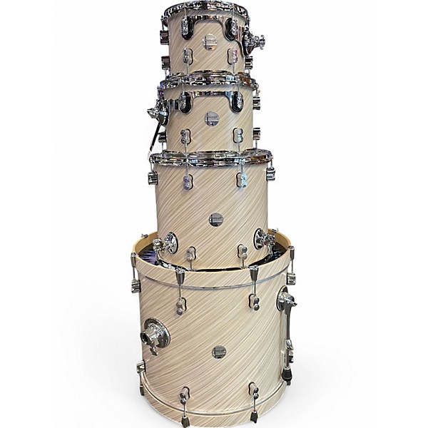 Used PDP by DW 4 Piece Concept Series Twisted Ivory Drum Kit