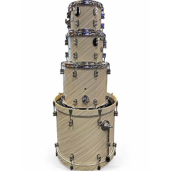 Used PDP by DW 4 Piece Concept Series Twisted Ivory Drum Kit