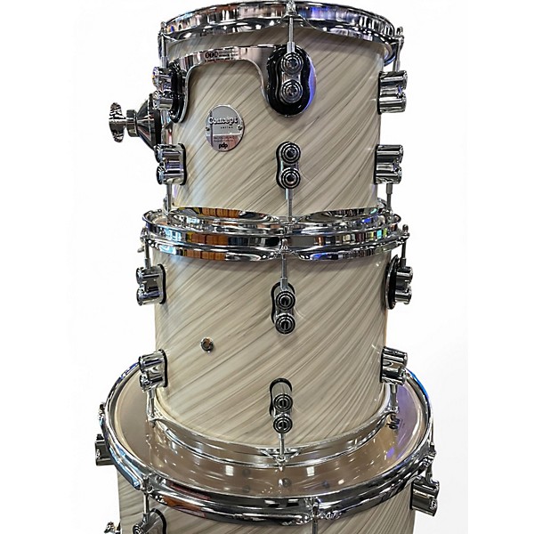 Used PDP by DW 4 Piece Concept Series Twisted Ivory Drum Kit