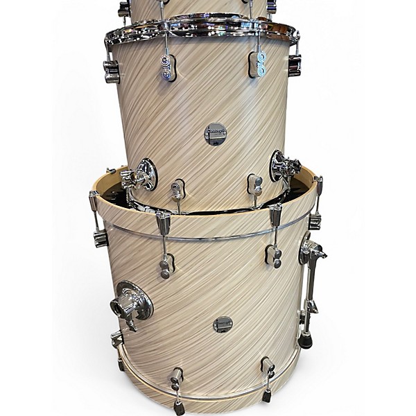 Used PDP by DW 4 Piece Concept Series Twisted Ivory Drum Kit