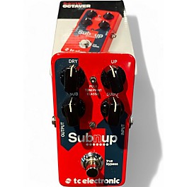 Used TC Electronic Sub N Up Octaver Effect Pedal