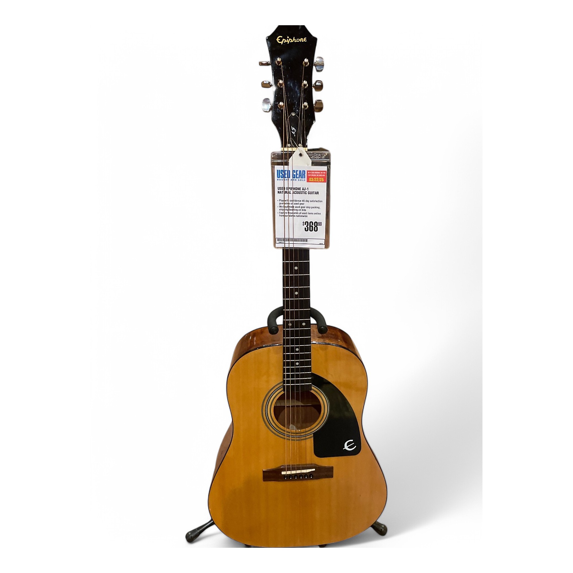 Used Epiphone AJ-1 Natural Acoustic Guitar Natural | Guitar Center