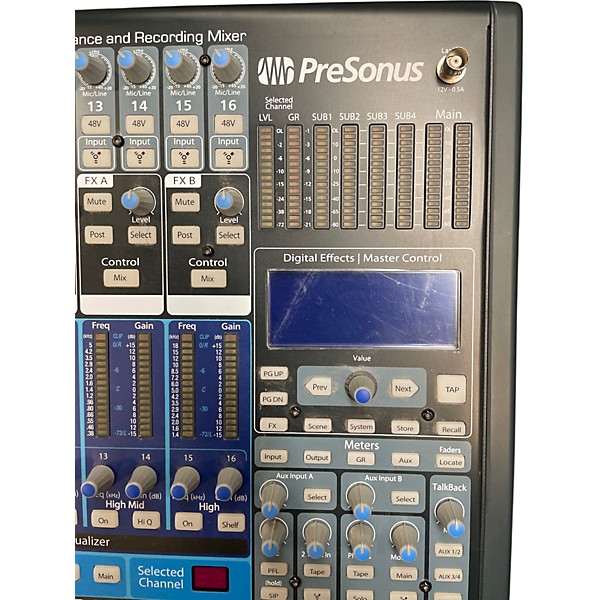 Used PreSonus Studio Live 16.4.2 Digital Mixer