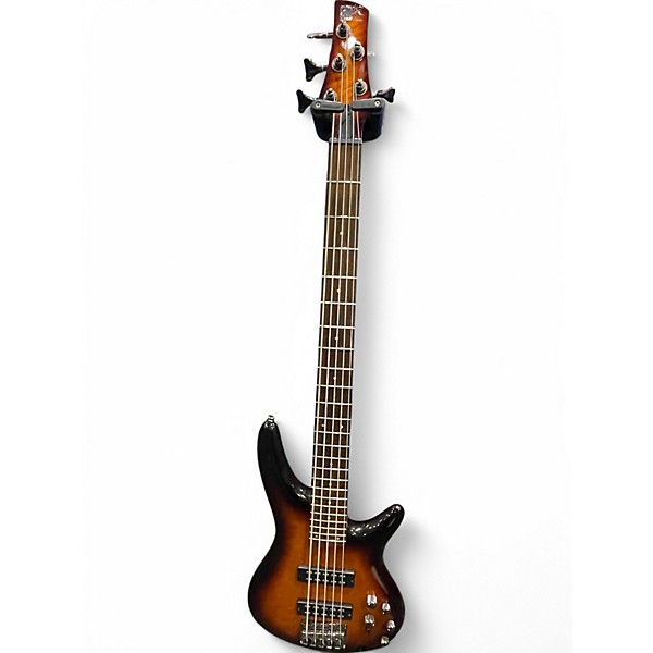 Used Ibanez SR405EQM Dragon Eye Burst Electric Bass Guitar