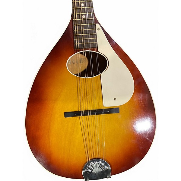 Vintage 1960s Harmony H-8031 Style A Sunburst Mandolin