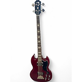 Used Epiphone SG Bass red Electric Bass Guitar
