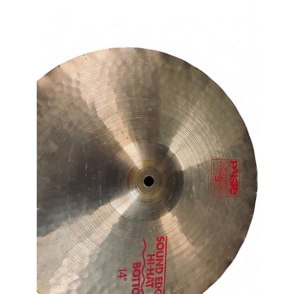Used Paiste Used Paiste 14in 2002 SOUNDEDGE HI HAT PAIR Used Paiste Used Paiste 14in 2002 SOUNDEDGE HI HAT PAIR