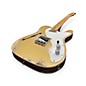 Used Fender LTD NAMM 50'S CUSTOM TELE AZTEC GOLD OVER GOLD SPARKLE Hollow Body Electric Guitar