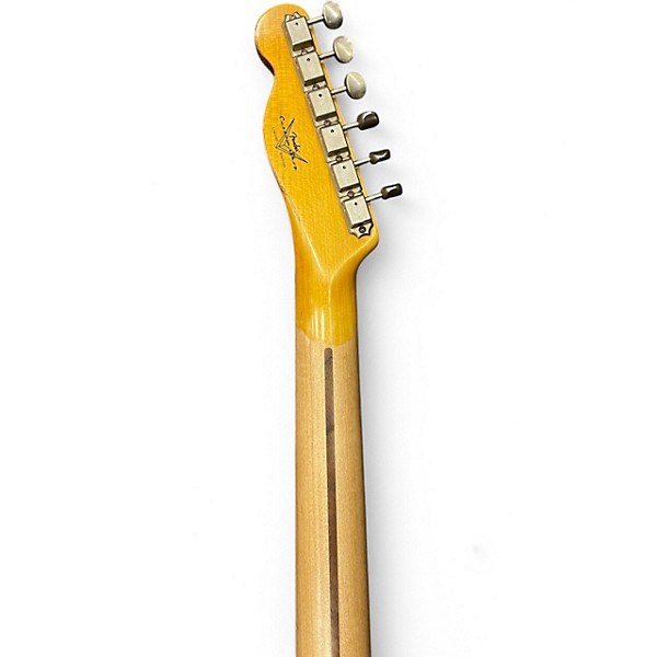 Used Fender LTD NAMM 50'S CUSTOM TELE AZTEC GOLD OVER GOLD SPARKLE Hollow Body Electric Guitar