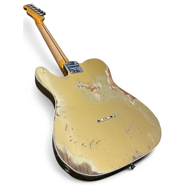 Used Fender LTD NAMM 50'S CUSTOM TELE AZTEC GOLD OVER GOLD SPARKLE Hollow Body Electric Guitar