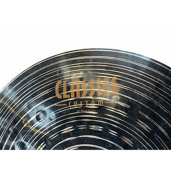 Used MEINL 16in CLASSIC CUSTOM DARK Cymbal