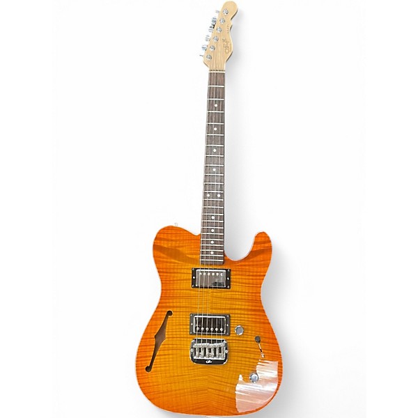 Used G&L ASAT Deluxe Honey Burst Solid Body Electric Guitar