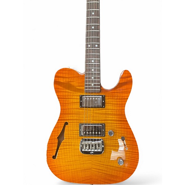 Used G&L ASAT Deluxe Honey Burst Solid Body Electric Guitar