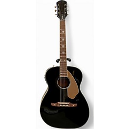 Used Fender Tim Armstrong Hellcat Black and Gold Acoustic Electric Guitar