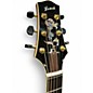 Used Harvey Leach Custom OM Floral Vine Natural Acoustic Guitar