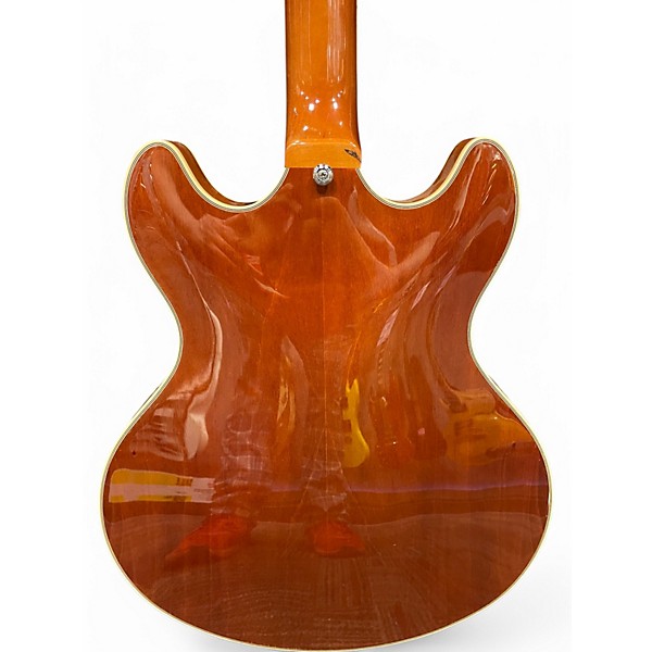 Used D'Angelico Premier Series DC Natural Hollow Body Electric Guitar