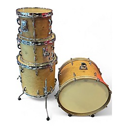 Used Inde 4 Piece Flex-Tuned Maple Natural Drum Kit