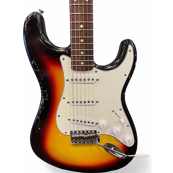 Used Mjt VTS 3 Color Sunburst Solid Body Electric Guitar