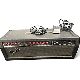 Vintage 1989 Fender Dual Showman Red Knob Tube Guitar Amp Head