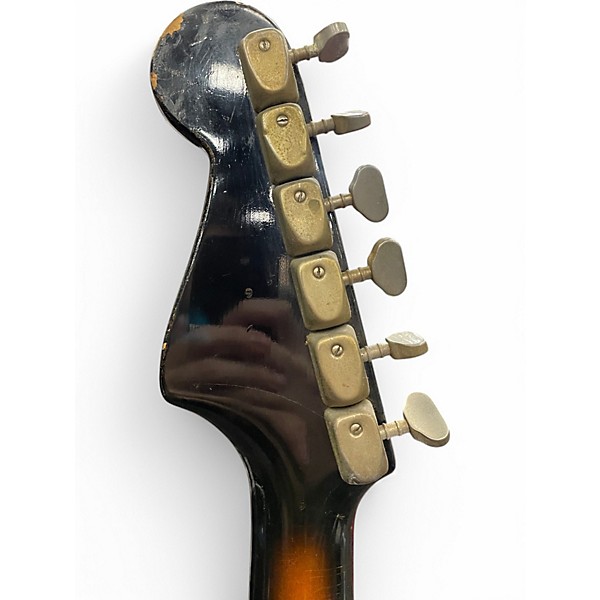 Vintage 1960s Hagstrom Viking 1 Sunburst  Hollow Body Electric Guitar