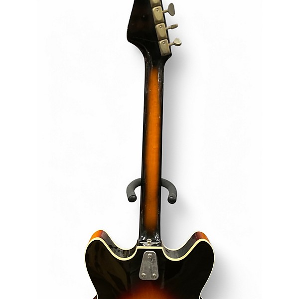 Vintage 1960s Hagstrom Viking 1 Sunburst  Hollow Body Electric Guitar