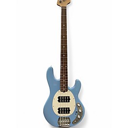 Used Sterling by Music Man Ray4HH Chopper Blue Electric Bass Guitar
