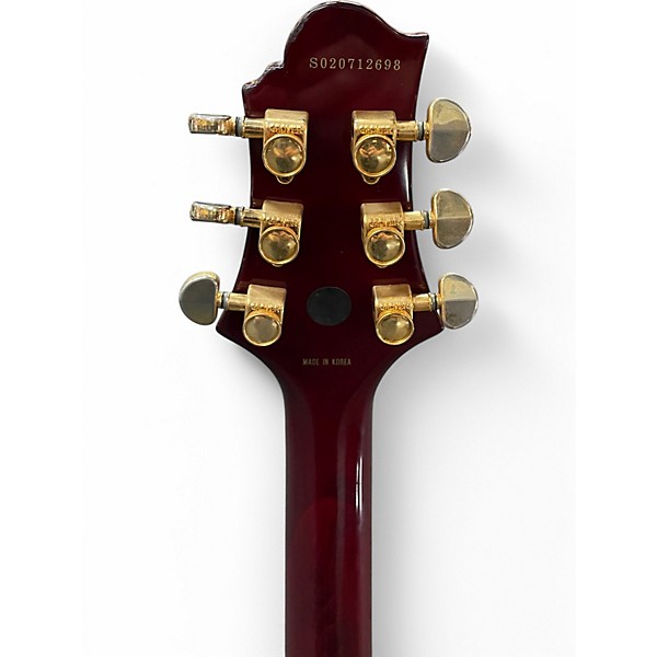Used Samick lasalle Burgundy Hollow Body Electric Guitar