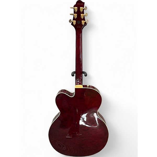 Used Samick lasalle Burgundy Hollow Body Electric Guitar
