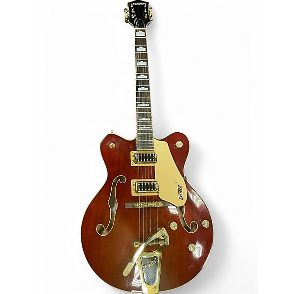 Used Gretsch Guitars G422TG Trans Red Hollow Body Electric Guitar