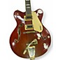 Used Gretsch Guitars G422TG Trans Red Hollow Body Electric Guitar